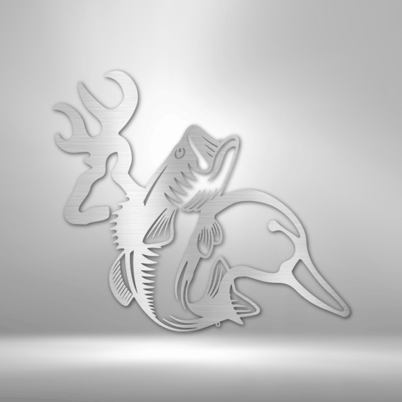 Wildlife Calling Steel Sign Laser Cut Powder Coated Home & Office Metal Wall Dec